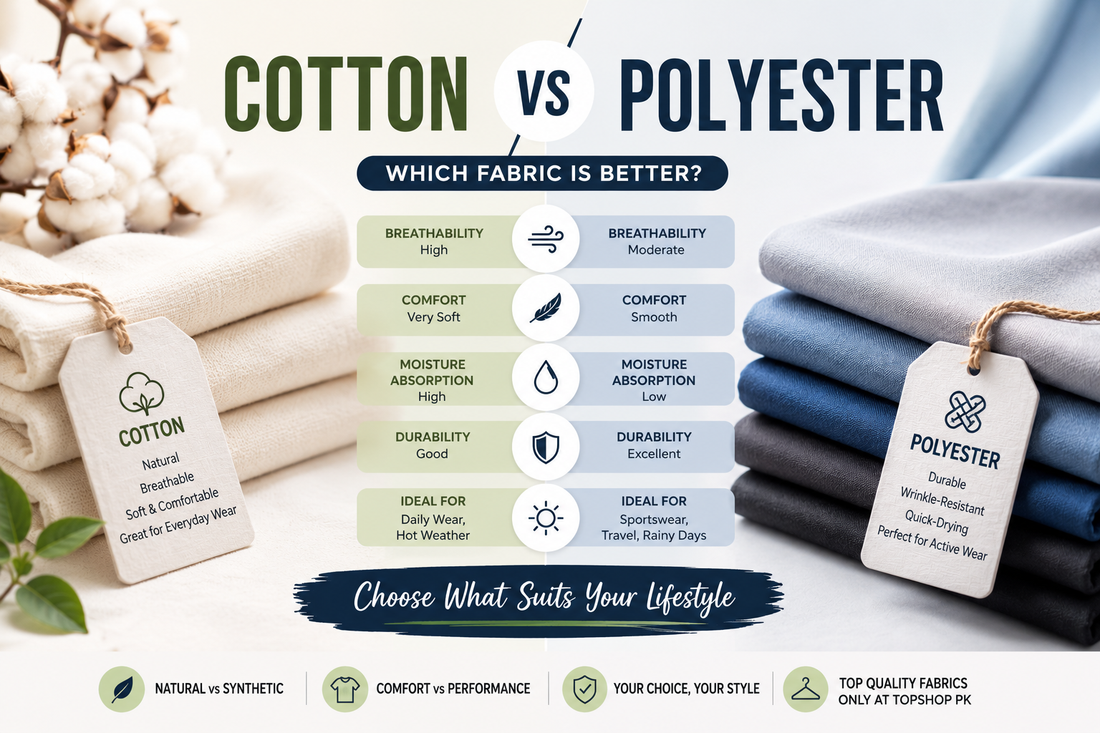 Cotton vs polyester comparison guide for choosing the best clothing fabric