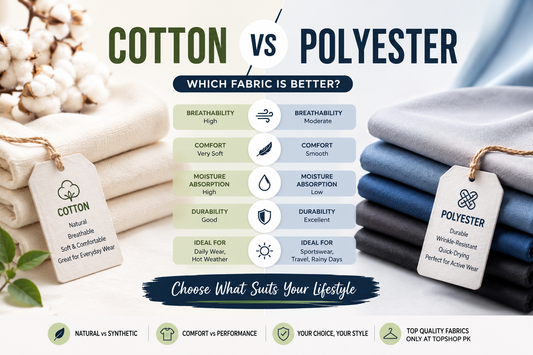 Cotton vs polyester comparison guide for choosing the best clothing fabric