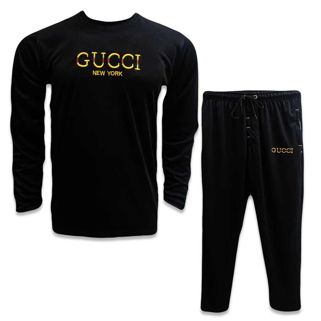 Men Gucci Full Sleeve Dri-fit Tracksuit