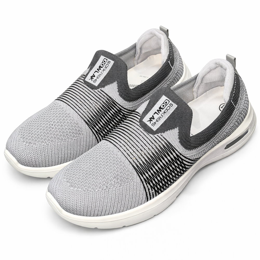 Men’s Breathable Slip-On Running Shoes – Lightweight Air Cushion Sneakers