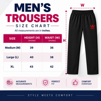 Men’s Terry Trousers Black, L.Brown & Navy