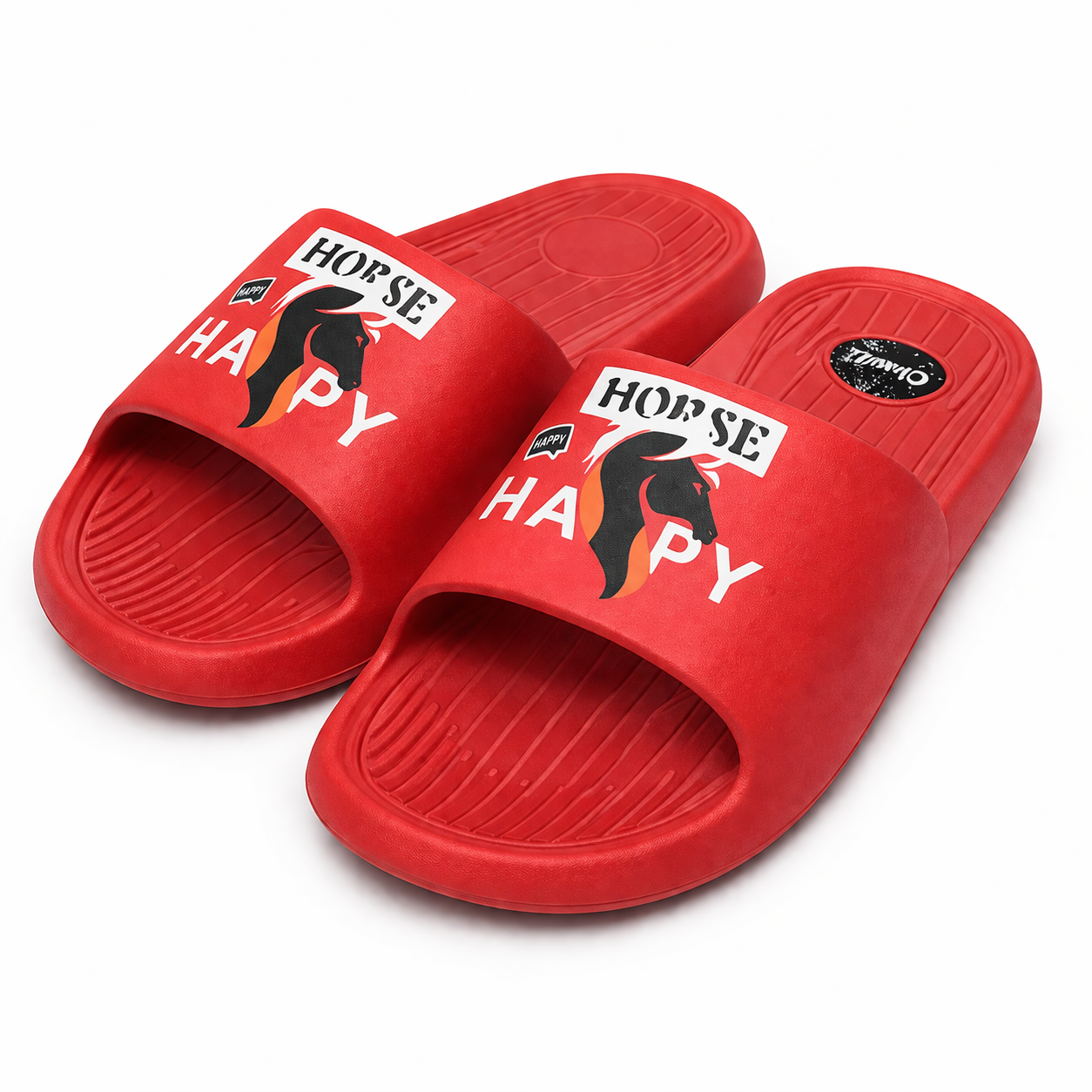 Men’s Premium Printed Slides – Soft Cushion Stylish Casual Slippers