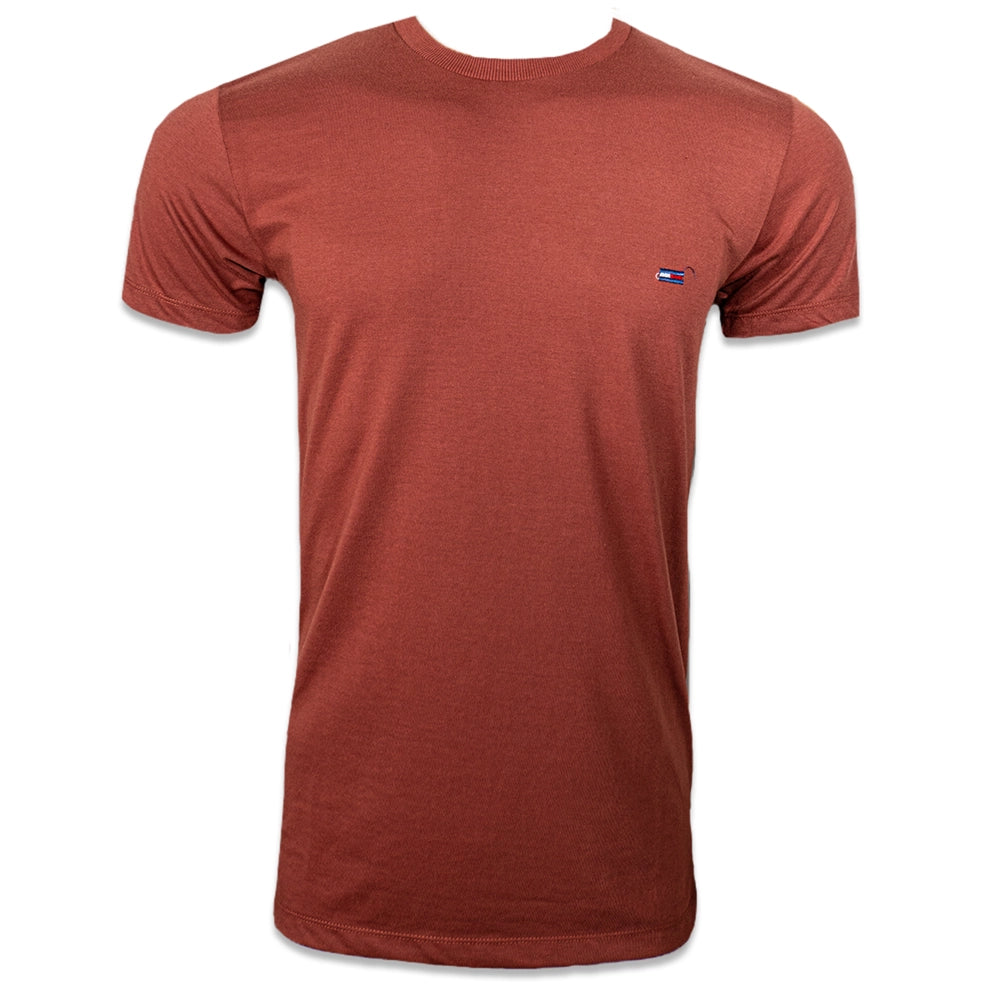 Men Stitch Crew T Shirt Half Sleeve