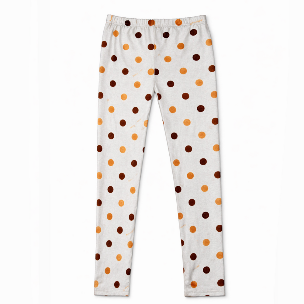 Women Polka Dot Cotton Stretch Leggings – Soft & Comfortable