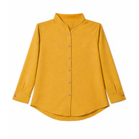Women Solid Button Down Casual Shirt – Elegant & Comfortable