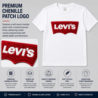 Pack of 5 Men's Premium 3D Embossed Sticker Graphic T-Shirts