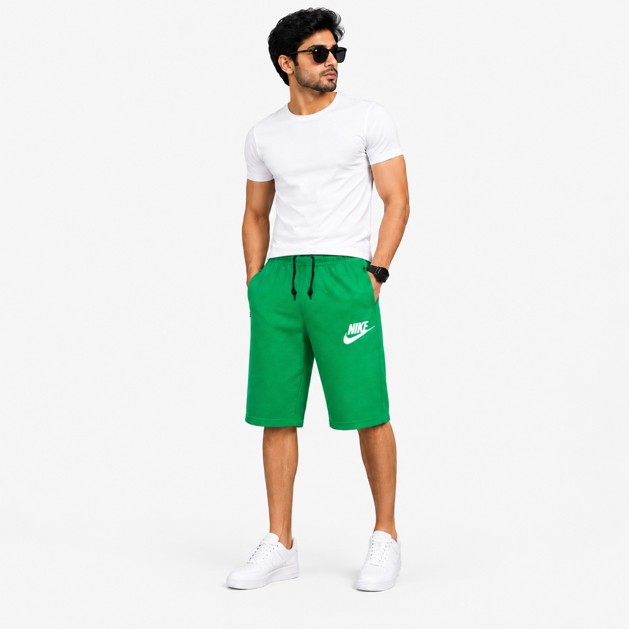 Men Shorts Cotton with Zipper Pockets – Casual Gym & Daily Wear Pakistan
