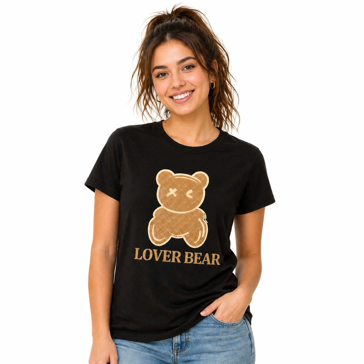 Ladies LDS Summer Cotton T-Shirt – Round Neck Half Sleeves