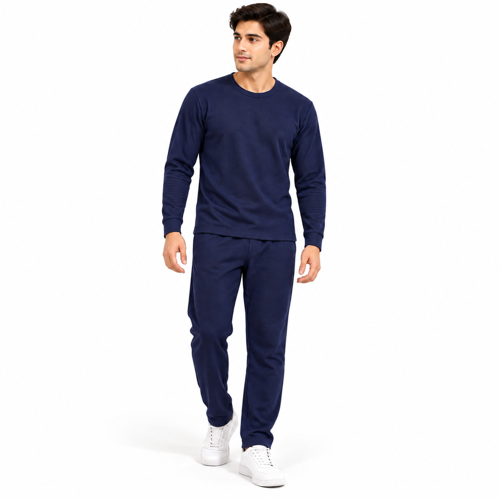 Unisex Ribbed Thermal Warmer Set Pack of 3 Full Sleeve Shirt & Trouser