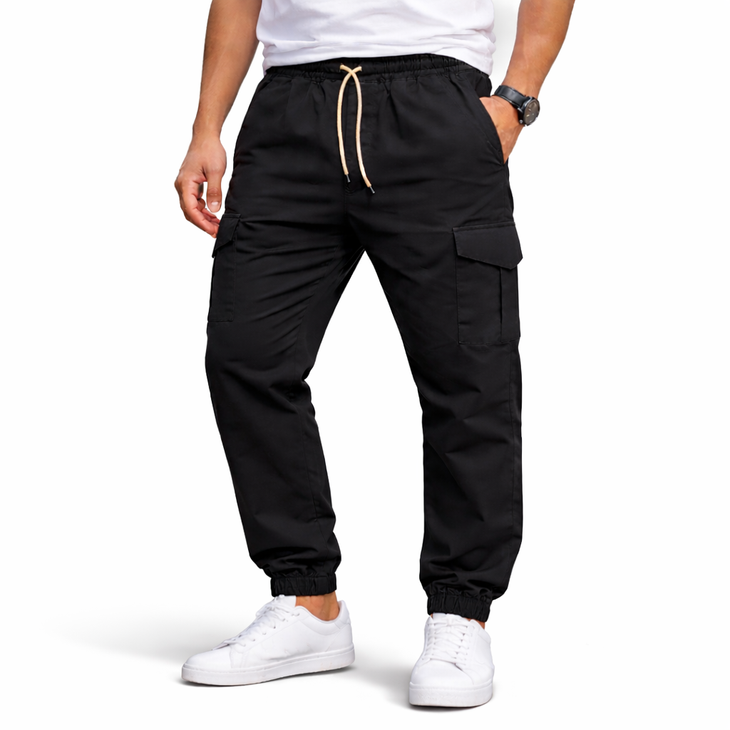 Men’s Cargo Jogger Pants – Slim Fit Utility Track Pants