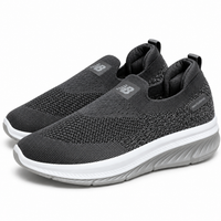 Unisex D.Gray Knit Slip-On Sneakers Shoes ART