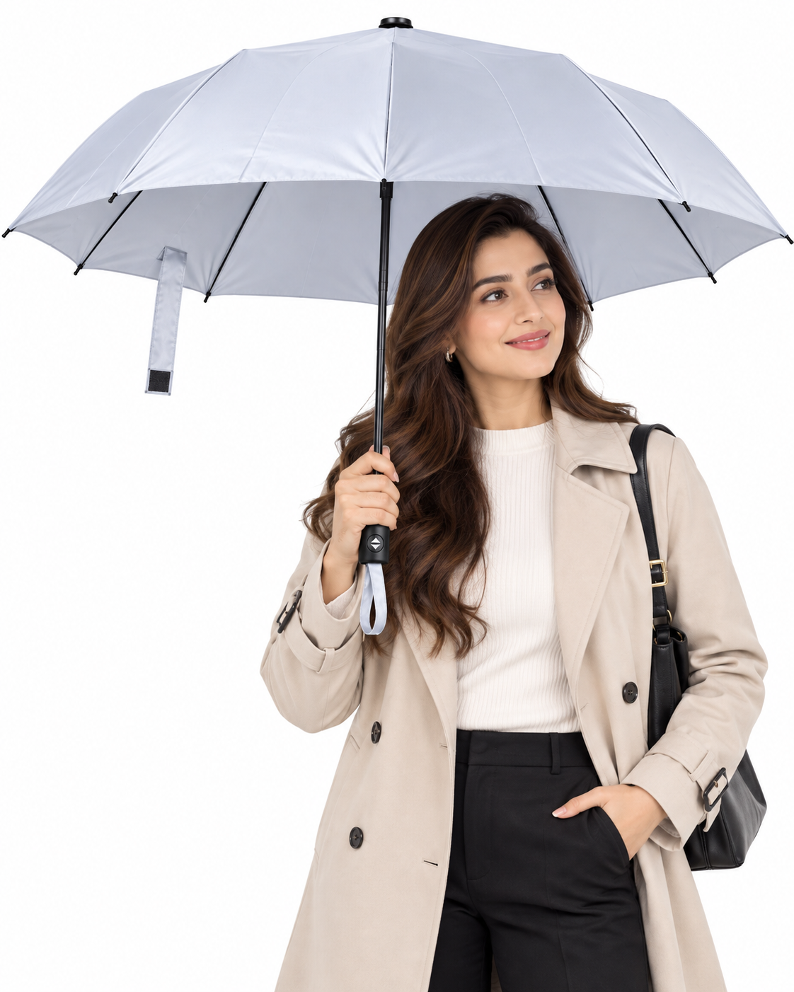 Unisex Automatic Folding Umbrella – Compact Windproof Rain Umbrella