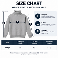Men’s Round Neck Striped Sweater – Warm Knit Winter Pullover