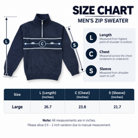Men’s Round Neck Striped Sweater – Warm Knit Winter Pullover