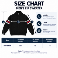 Men’s Round Neck Striped Sweater – Warm Knit Winter Pullover