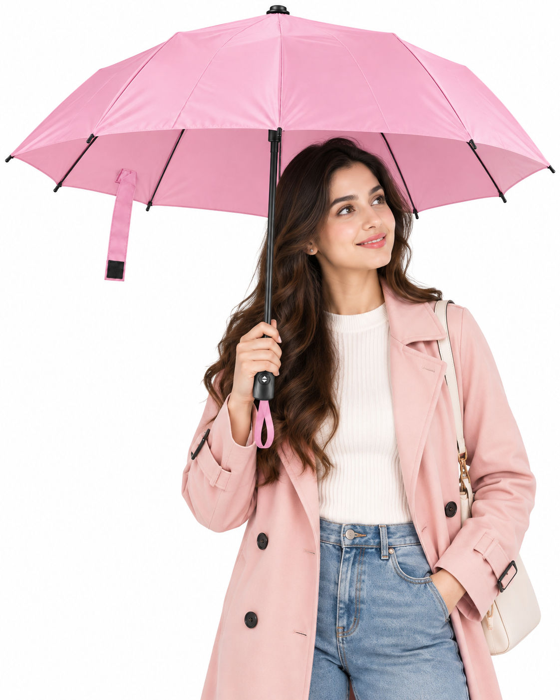 Unisex Automatic Folding Umbrella – Compact Windproof Rain Umbrella