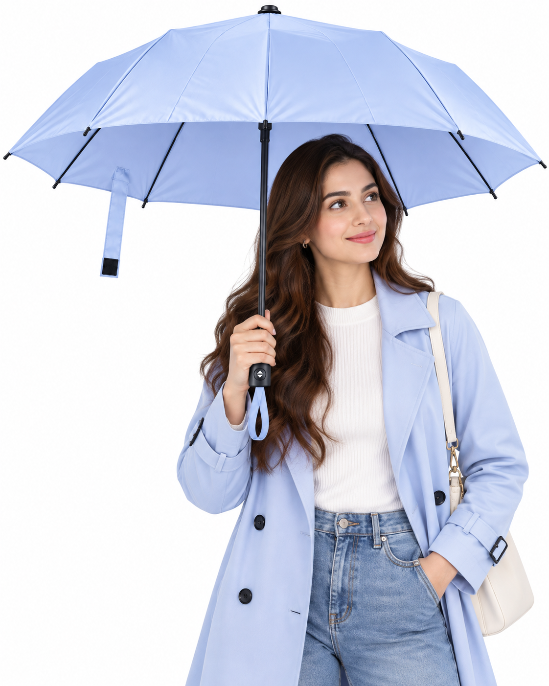 Unisex Automatic Folding Umbrella – Compact Windproof Rain Umbrella