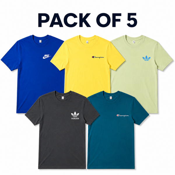 pack of 5 Cotton girls t shirts – Branded Shirts