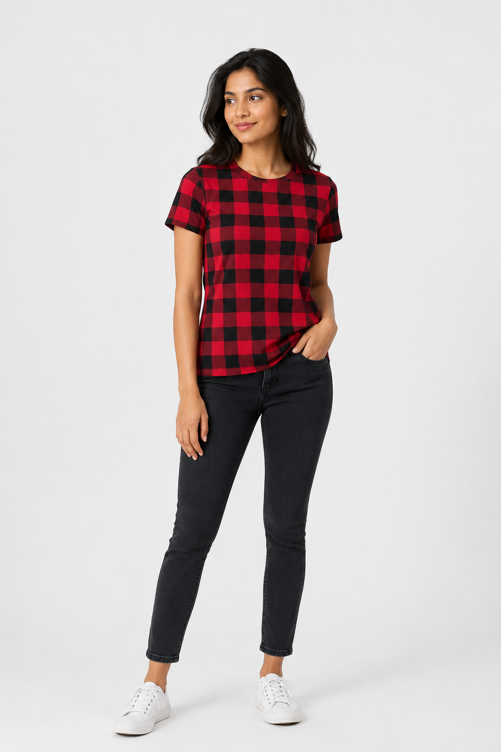 pack of 5 Cotton girls t shirts – Branded Shirts checked