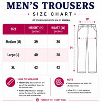 Men cotton trousers