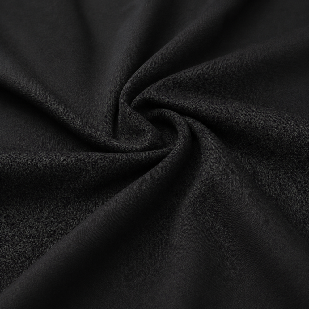 Men's Black Wash & Wear Shalwar Kameez Front View