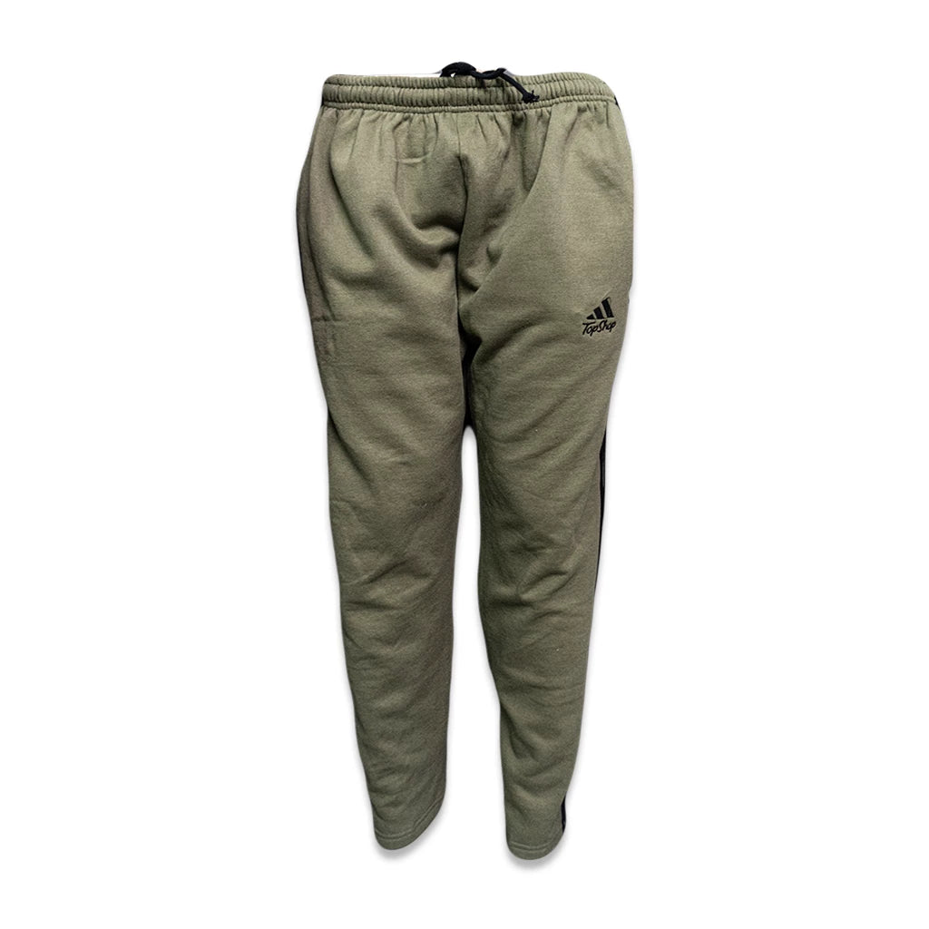 Jersey Fleece Trouser with Rib Stripe Design