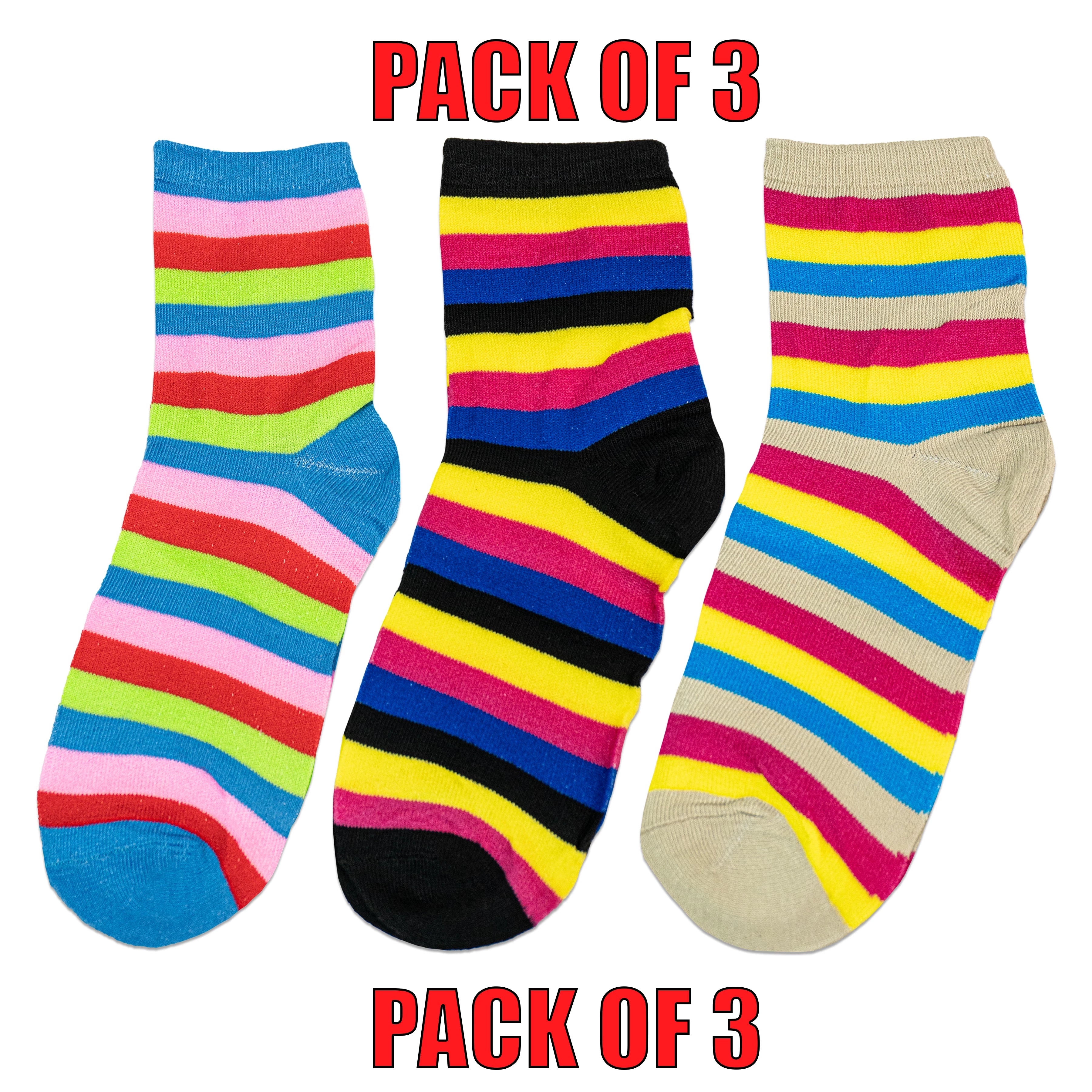 Women's Full Socks - Pack of 3