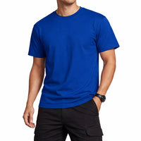 Men’s Basic Crew Neck T-Shirt – Premium Cotton Plain Tee