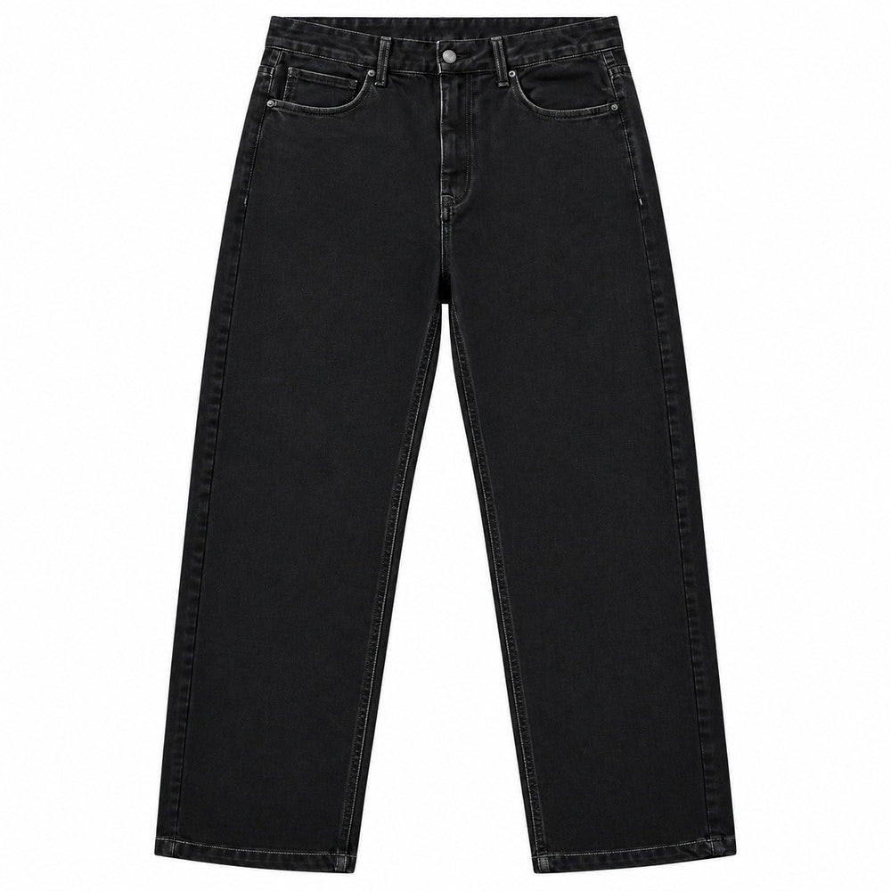 Pack of 3  Unisex Baggy Jeans – Black, Light Blue & Dark Blue