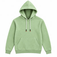 Unisex Kangaroo Pocket Hooded Sweatshirt Green