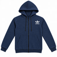 Men’s Zip-Up Hooded Sweatshirts  – Navy