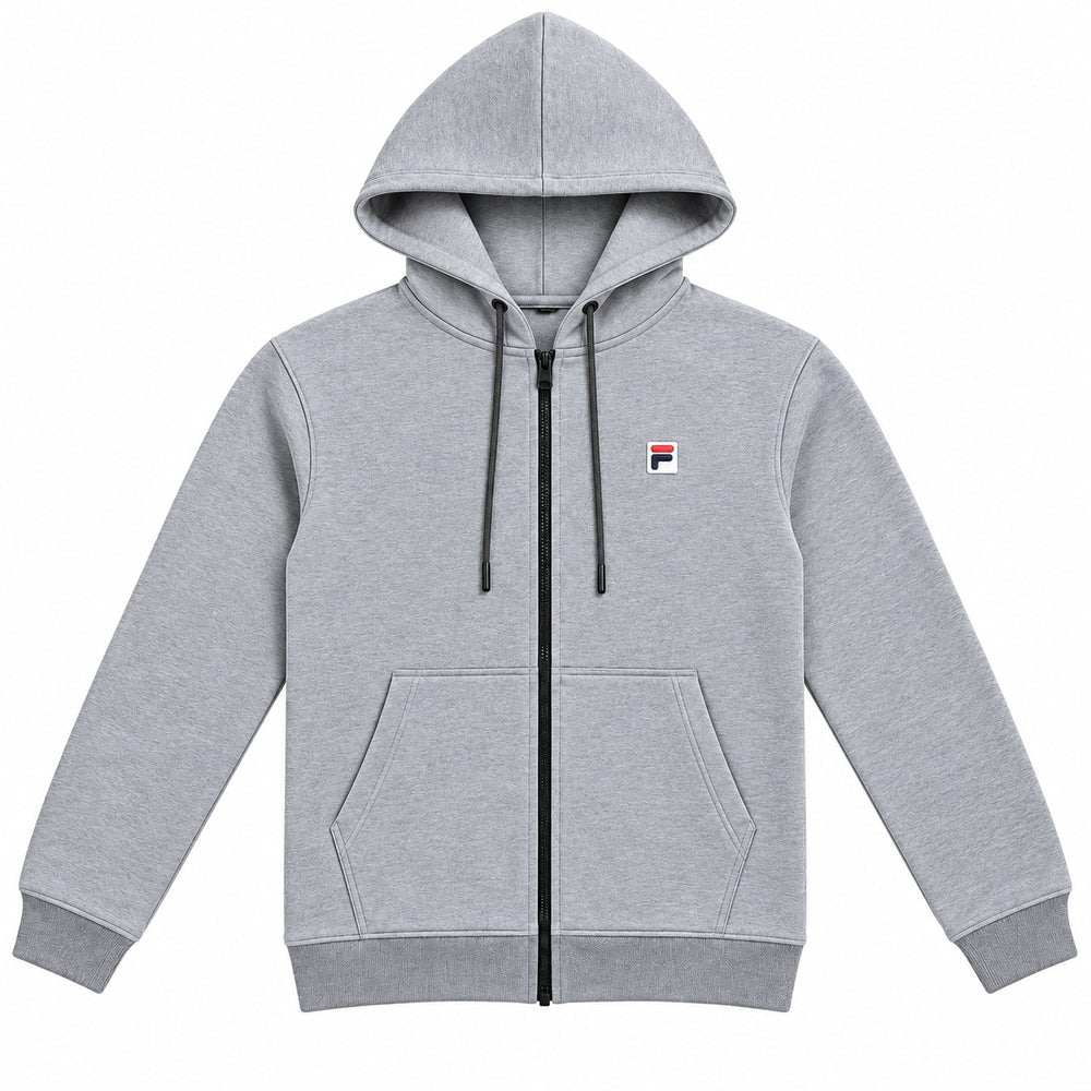 Men’s Zip-Up Hooded Sweatshirts  – Gray