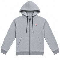 Men’s Zip-Up Hooded Sweatshirts  – Gray