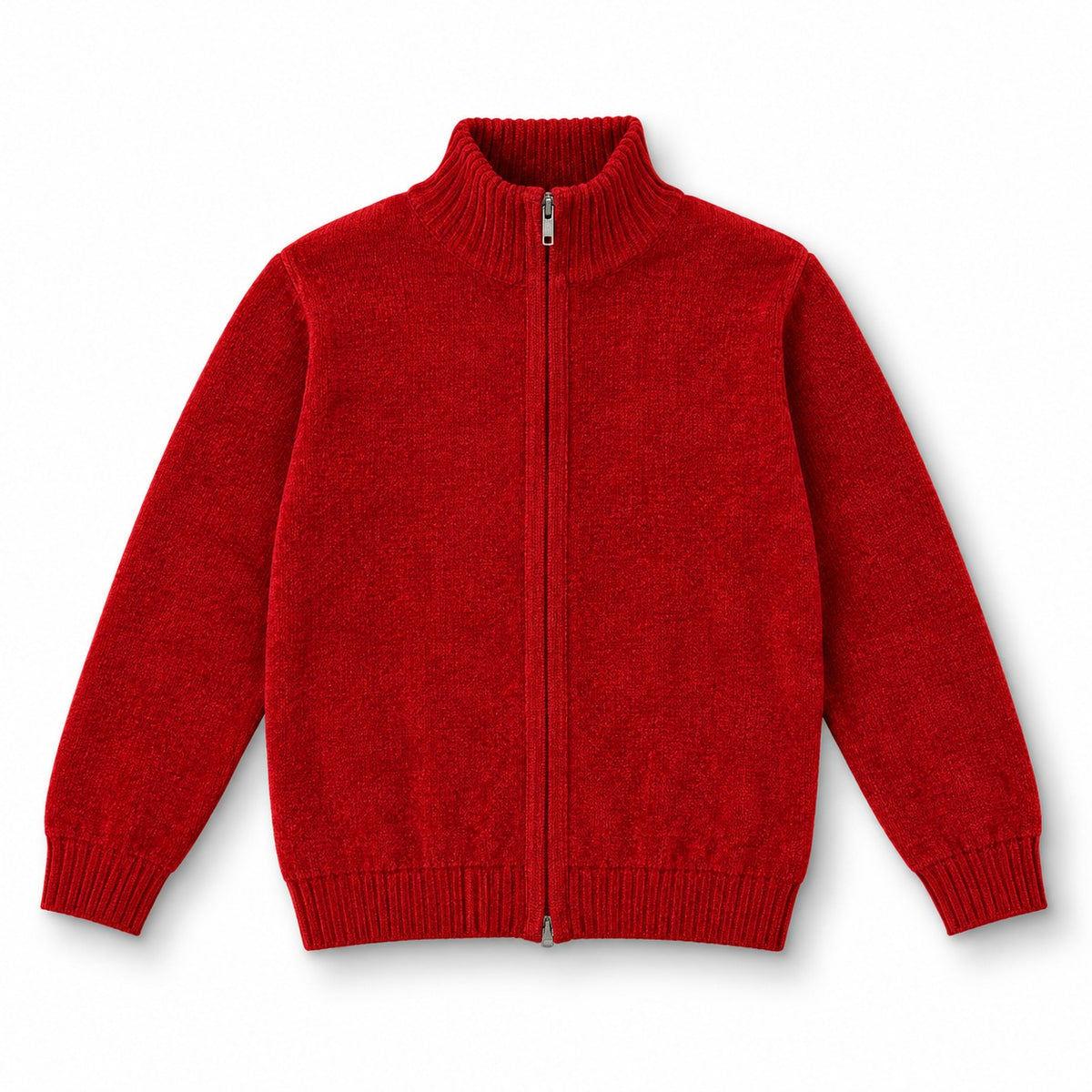 Men’s Round Neck Striped Sweater – Warm Knit Winter Pullover