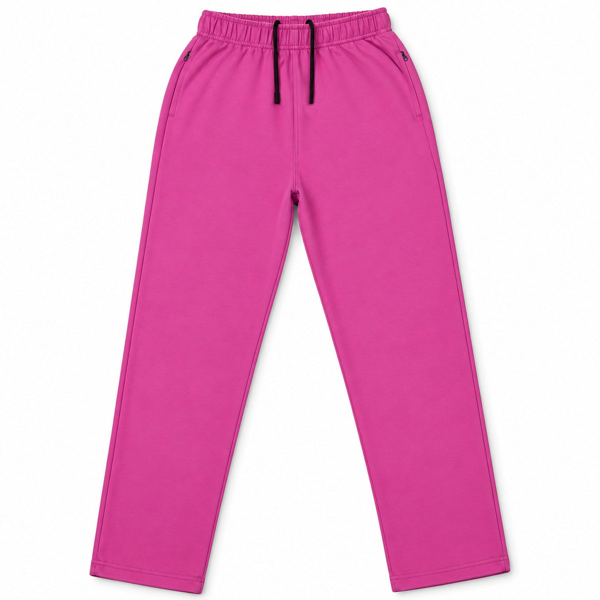 Women’s Zip Terry Trousers Mid-Season Wear Pink