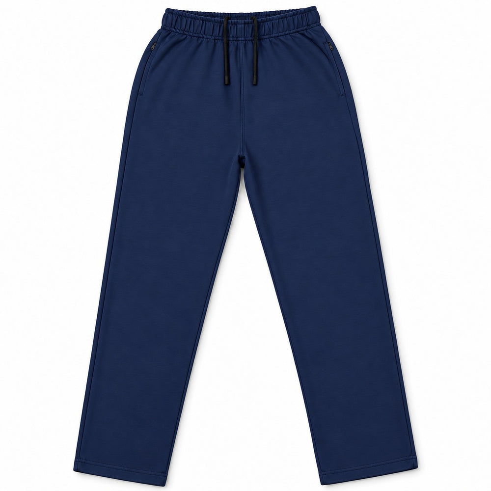 Women’s Zip Terry Trousers Mid-Season Wear Navy