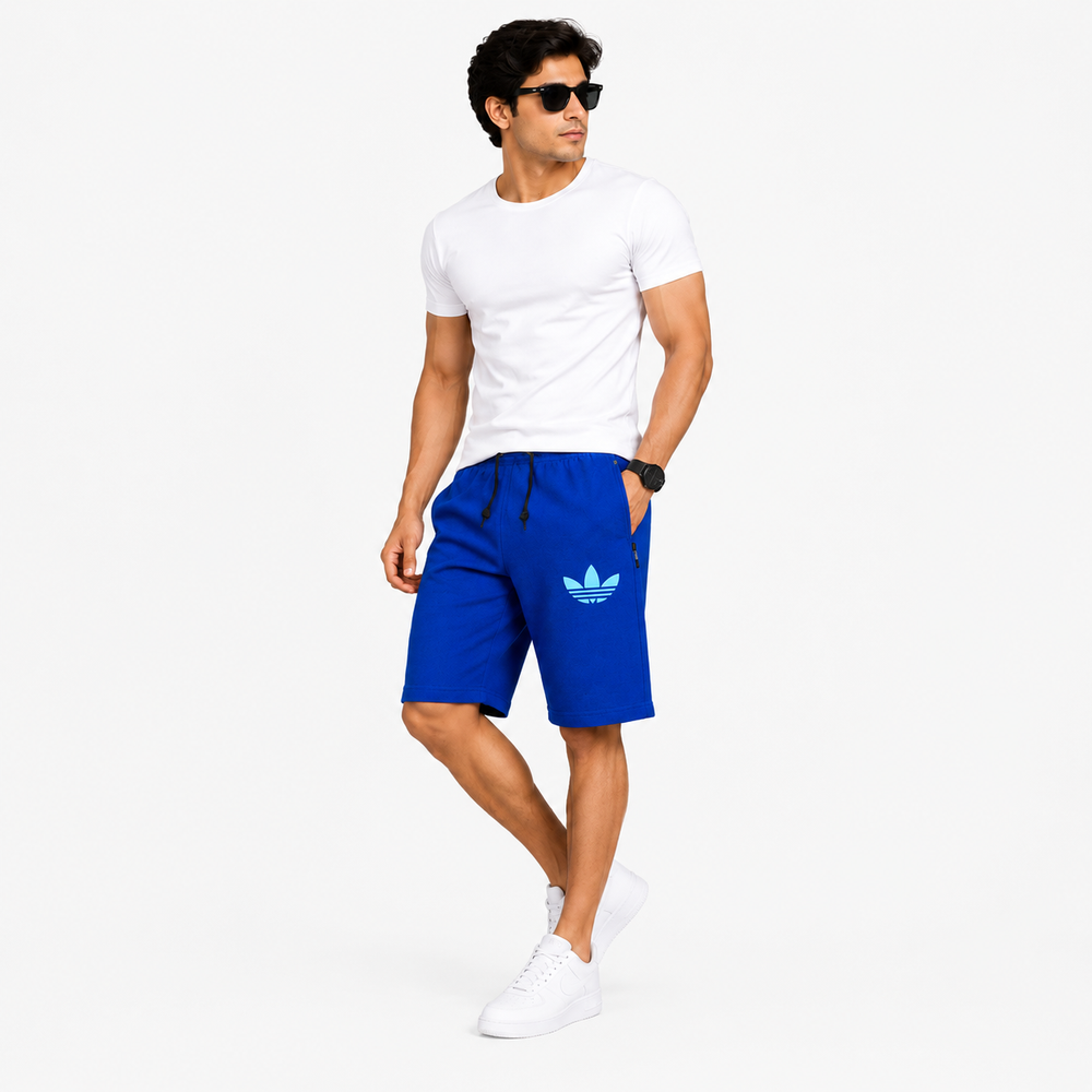 Men Shorts Cotton with Zipper Pockets – Casual Gym & Daily Wear Pakistan