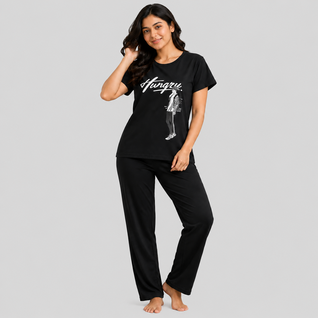 Pack of 2 Women’s Premium Cotton Tracksuit Set – Soft & Comfortable Ladies Wear for Summer