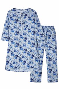 Women Printed Night Suit Set – Soft Cotton Lounge Wear (2 Piece)
