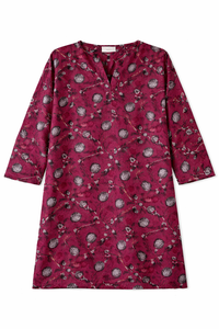 Women Printed Casual Tunic Top – Soft Floral & Pattern Design