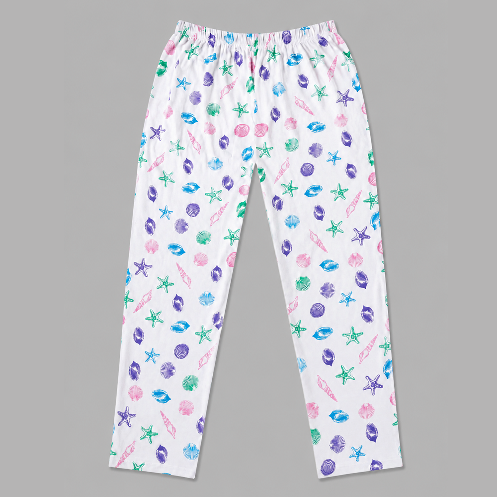 Pack of 5 printed Ladies Cotton Trousers – Soft Stretch Casual Pajama Pants for Women