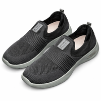 Men’s Breathable Slip-On Running Shoes – Lightweight Air Cushion Sneakers