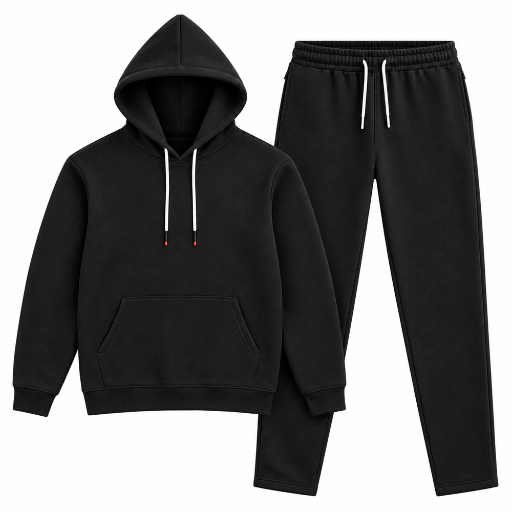 Men’s Fleece Tracksuit – Premium Hooded Sweatshirt & Trouser