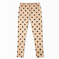 Women Polka Dot Cotton Stretch Leggings – Soft & Comfortable