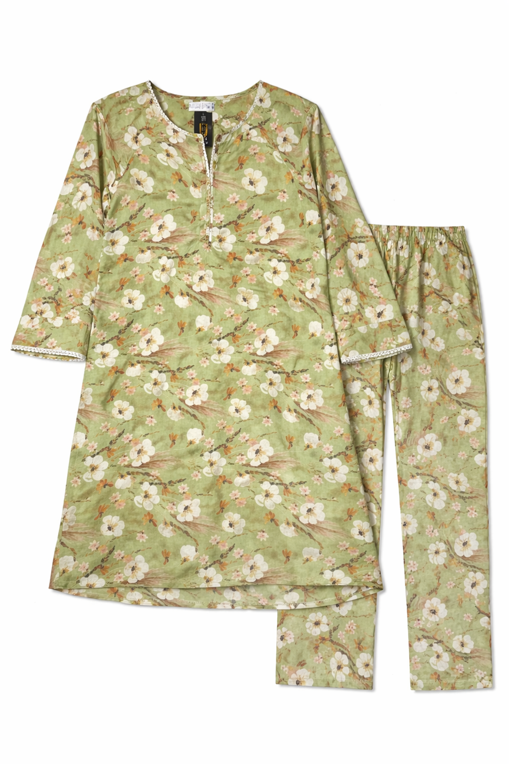 Women Printed Night Suit Set – Soft Cotton Lounge Wear (2 Piece)