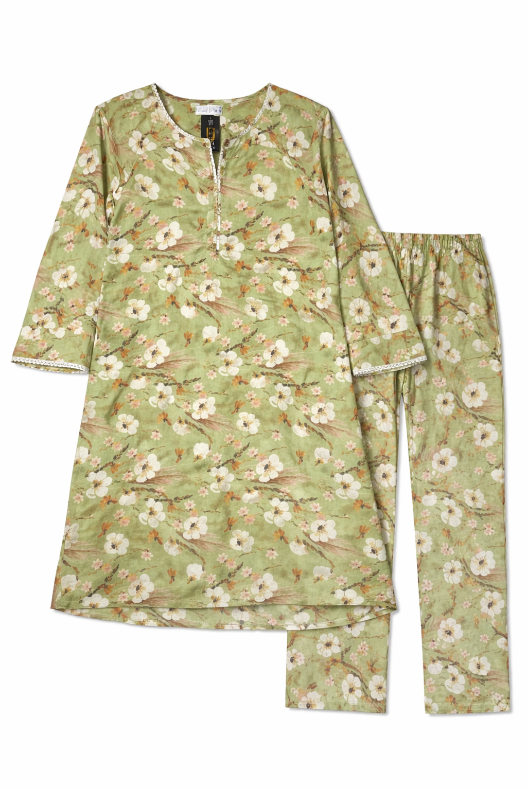 Women Printed Night Suit Set – Soft Cotton Lounge Wear (2 Piece)