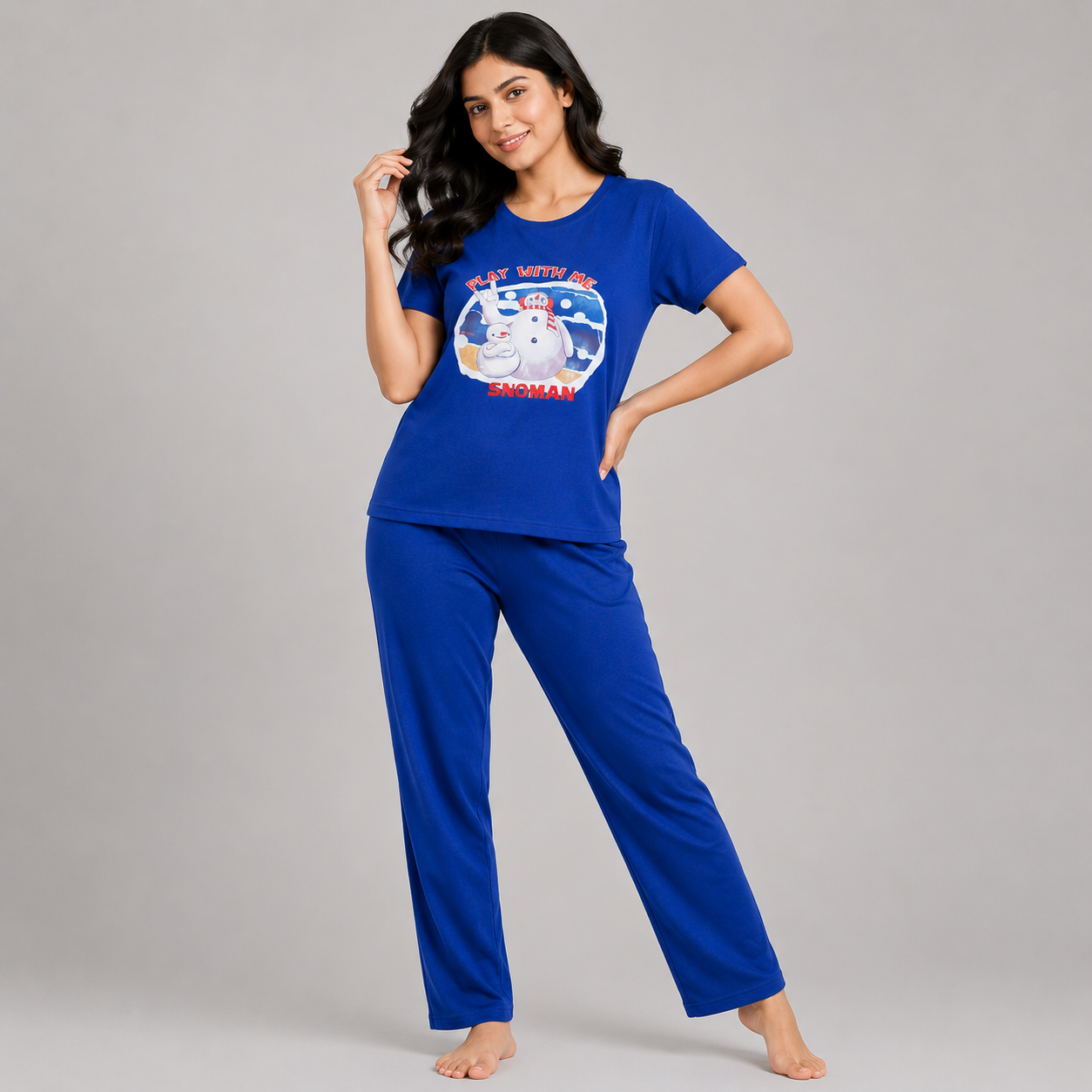 Women’s Premium Cotton Tracksuit Set – Soft & Comfortable Ladies Casual Wear for Summer