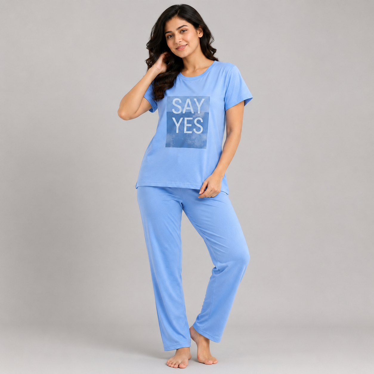 Pack of 2 Women’s Premium Cotton Tracksuit Set – Soft & Comfortable Ladies Wear for Summer