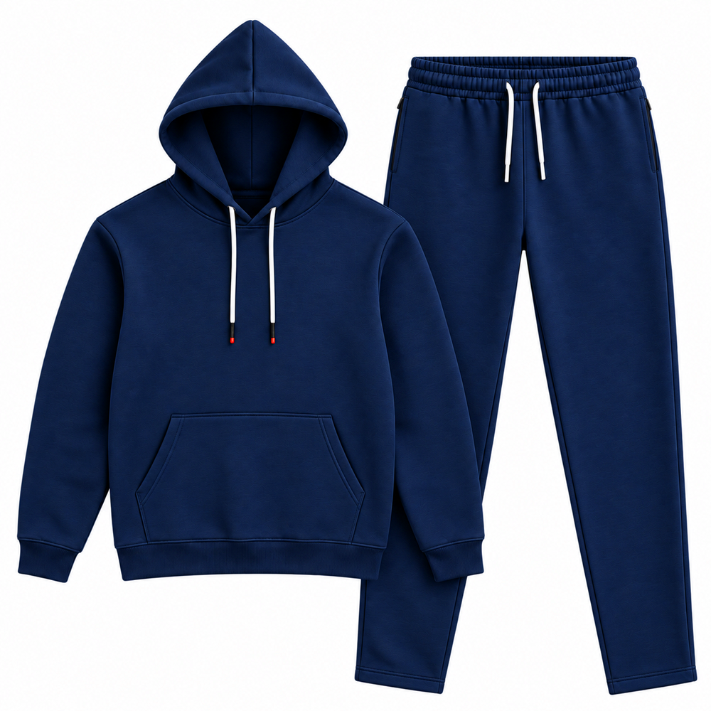 Men’s Fleece Tracksuit – Premium Hooded Sweatshirt & Trouser